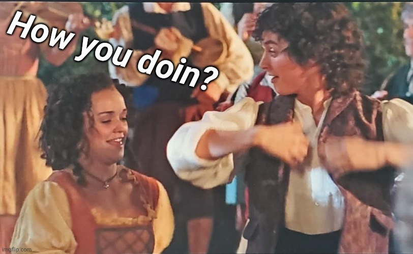 How you doin? | How you doin? | image tagged in hobbits,lotr,friends,joey from friends | made w/ Imgflip meme maker