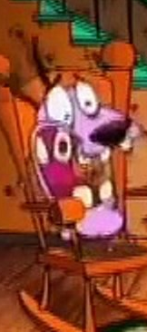 Courage the Cowardly Dog Screaming Blank Meme Template