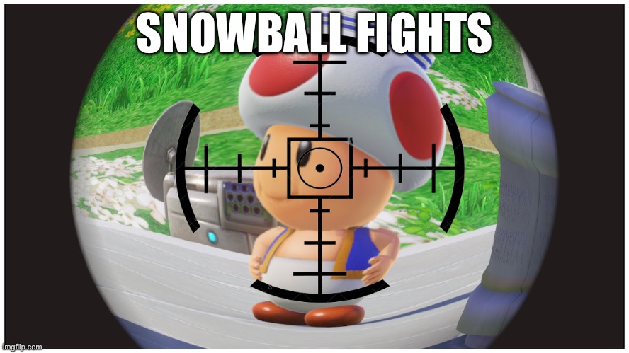 For real | SNOWBALL FIGHTS | image tagged in mario,snow | made w/ Imgflip meme maker