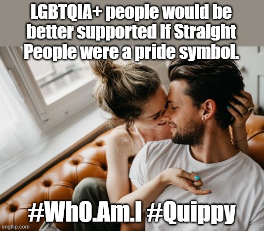 Contest 1: Master's Choice winner! | LGBTQIA+ people would be better supported if Straight People were a pride symbol. #Wh0.Am.I #Quippy | image tagged in straight people | made w/ Imgflip meme maker