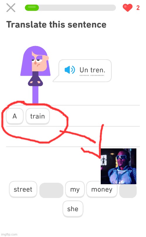 Decided to make this meme while using Duolingo | made w/ Imgflip meme maker