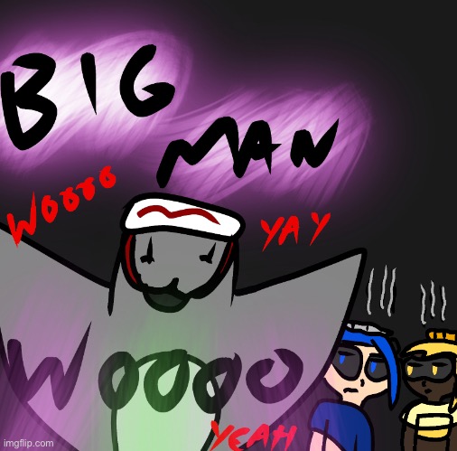 big man, professional hype machine and stealer of spotlight. petition to make him real | made w/ Imgflip meme maker