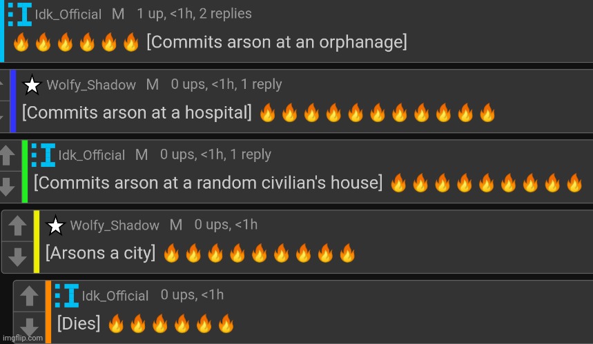 Committing arson gone wrong | image tagged in idk,stuff,s o u p,carck | made w/ Imgflip meme maker