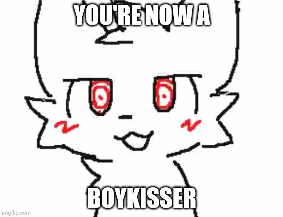 Boykisser hypnotism | YOU'RE NOW A; BOYKISSER | image tagged in boykisser hypnotism | made w/ Imgflip meme maker