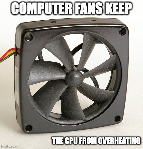 Computer Fan | COMPUTER FANS KEEP; THE CPU FROM OVERHEATING | image tagged in fans,memes | made w/ Imgflip meme maker