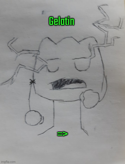 Gelatin (request for BlookGaming ) | Gelatin; => | image tagged in gelatin | made w/ Imgflip meme maker