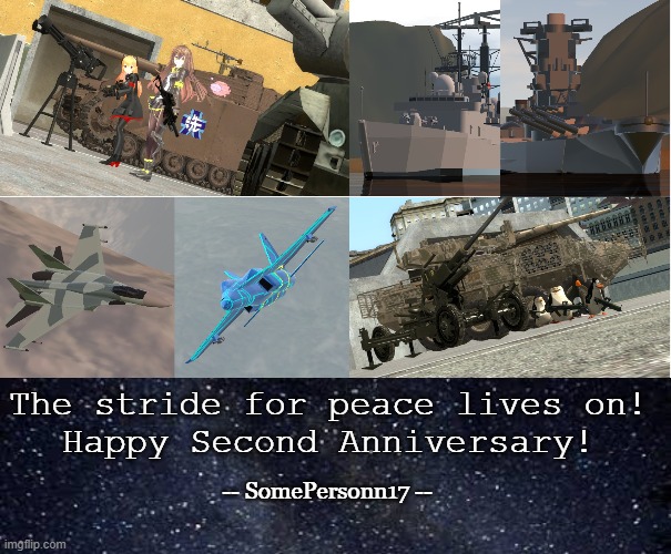 Idk if anyone still cares or even remembered, but happy 2nd anniversary! | The stride for peace lives on!
Happy Second Anniversary! -- SomePersonn17 -- | image tagged in two year anniversary,anti anime,anime,august,peace treaty | made w/ Imgflip meme maker