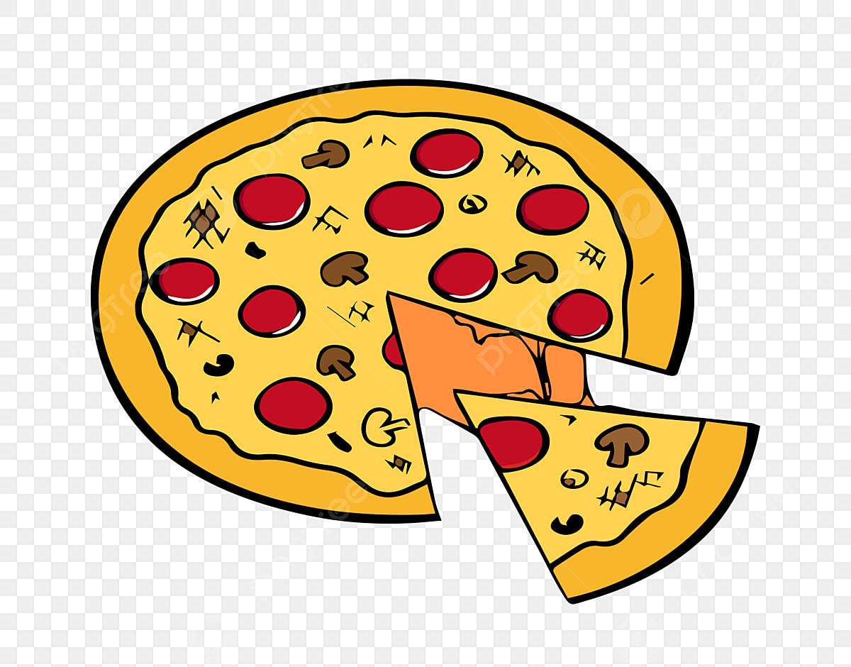 High Quality Pizza cartoon Blank Meme Template