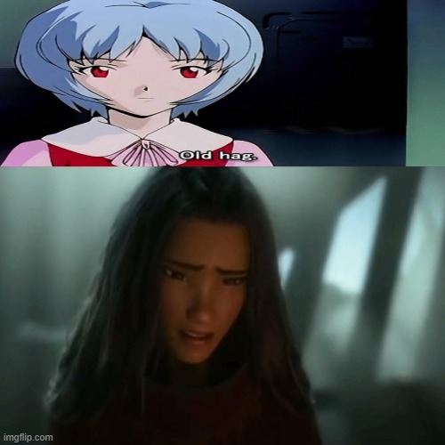 child rei raya a old hag | image tagged in child rei calls who a old hag,betrayal,anime,party of haters | made w/ Imgflip meme maker