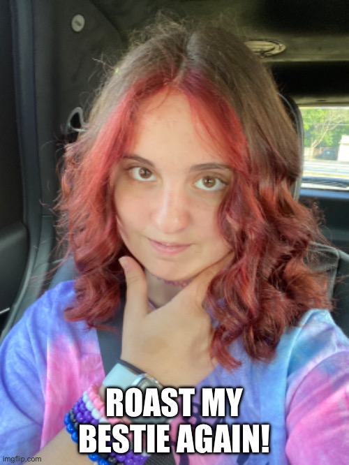 It’s been a while, time for another installment of roast my bestie! | ROAST MY BESTIE AGAIN! | image tagged in roast my bestie | made w/ Imgflip meme maker