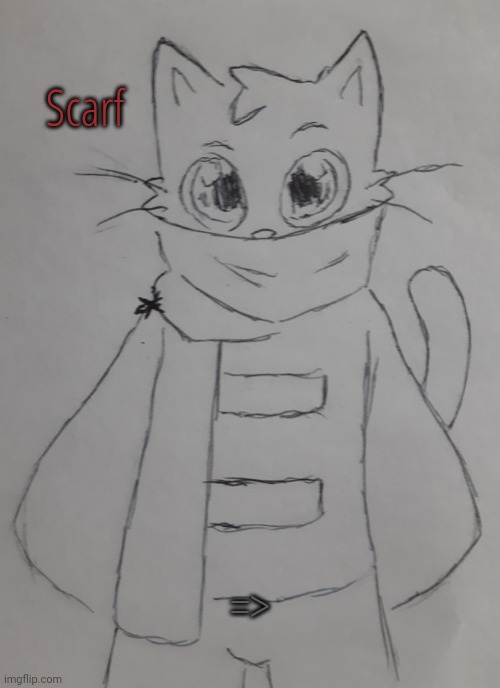Scarf (request for Scarf_and_Lea ) | Scarf; => | image tagged in scarf | made w/ Imgflip meme maker