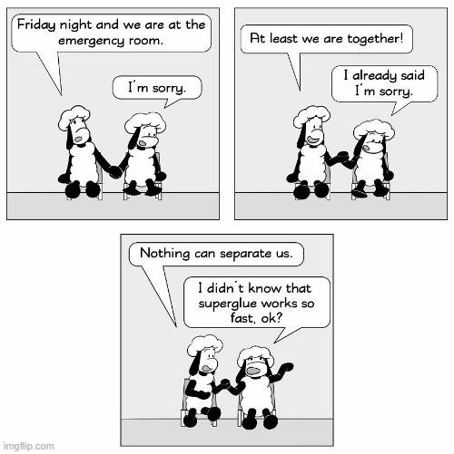Stuck With You | image tagged in comics | made w/ Imgflip meme maker