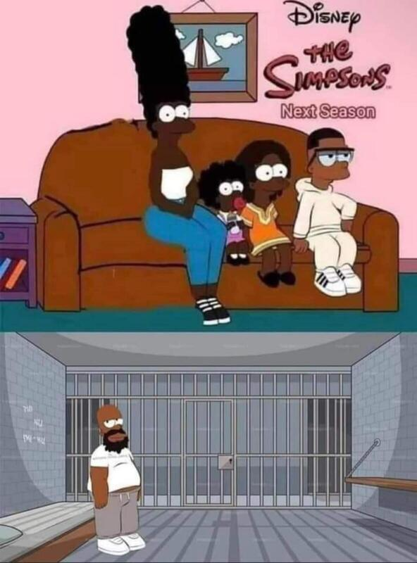 The Black Simpsons Blank Meme Template
