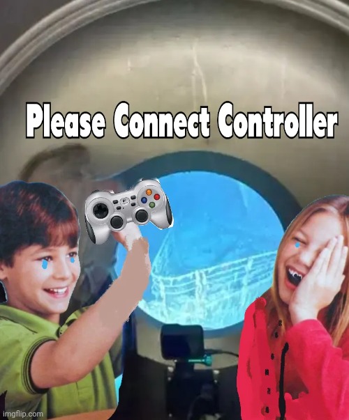 Xbox controller kids! | image tagged in oceangame super stupid submarine | made w/ Imgflip meme maker