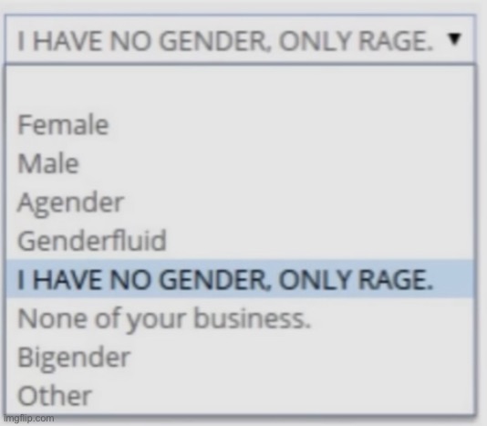 Select your gender | image tagged in memes | made w/ Imgflip meme maker