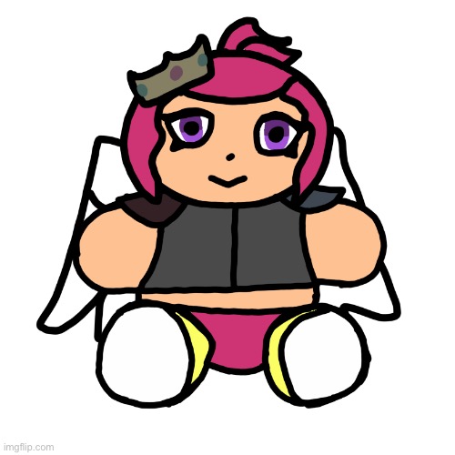 Pearlfan plushie (credit to nugget for idea) | image tagged in pearlfan plushie by pearlfan23 | made w/ Imgflip meme maker