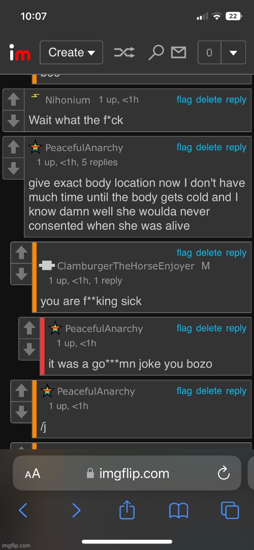 @peaceful you can’t escape this I Screenshotted what you deleted | made w/ Imgflip meme maker