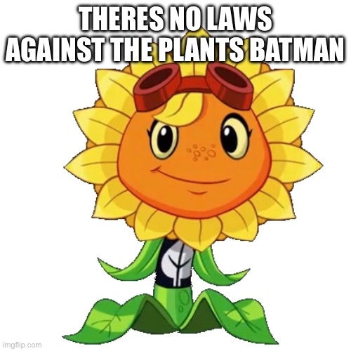 I mean… | THERES NO LAWS AGAINST THE PLANTS BATMAN | image tagged in memes | made w/ Imgflip meme maker