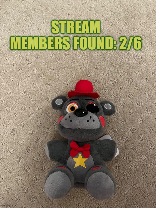 STREAM MEMBERS FOUND: 2/6 | made w/ Imgflip meme maker