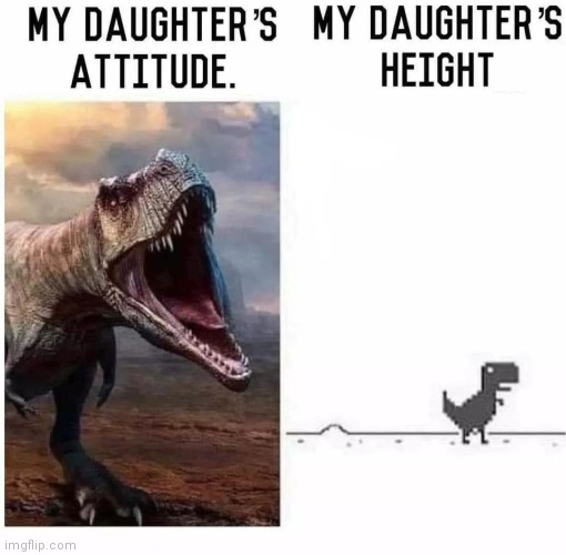 My dad sent me this on WhatsApp >:/ | image tagged in repost,dinosaur,funny,why are you reading the tags | made w/ Imgflip meme maker