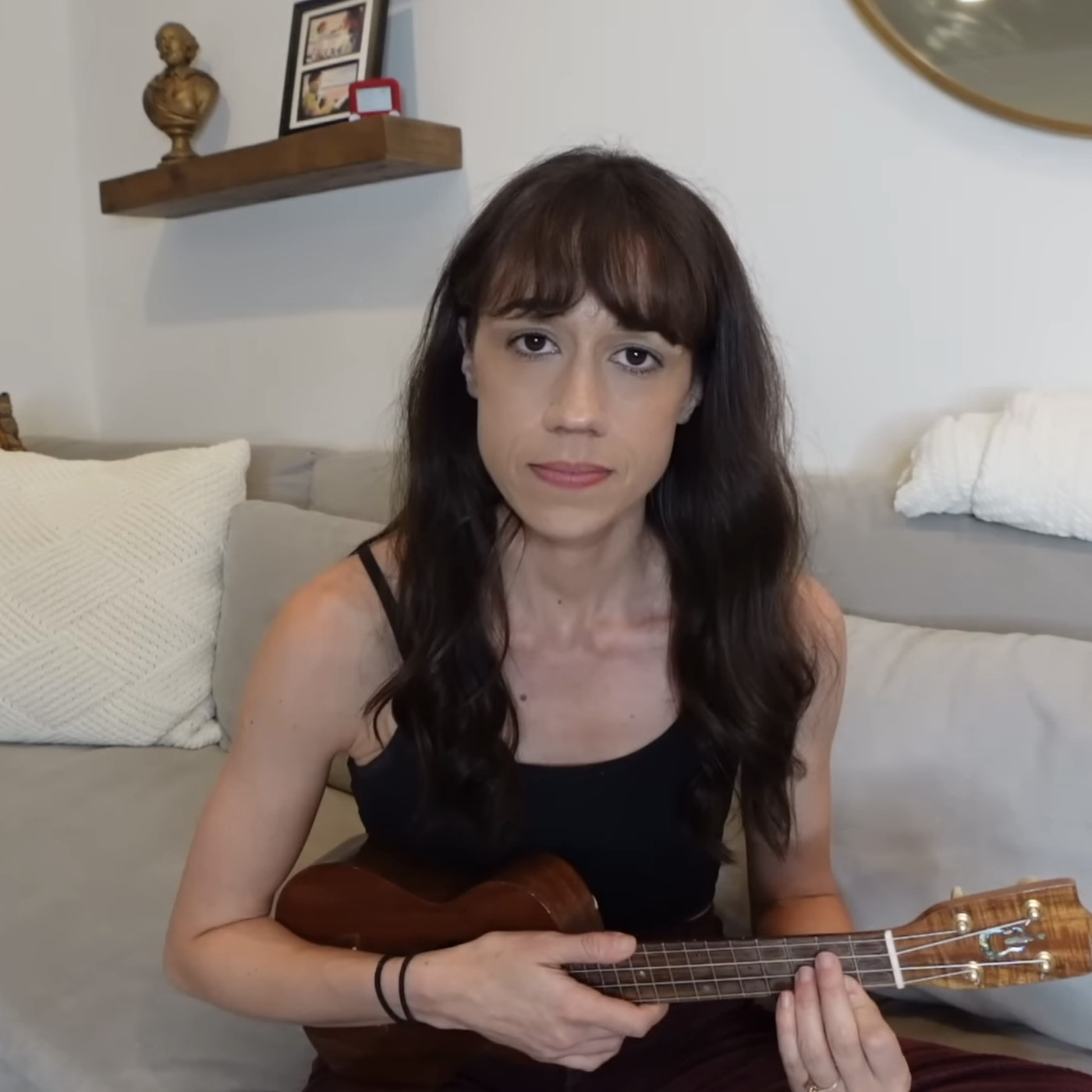 colleen ballinger ukulele apology Blank Meme Template