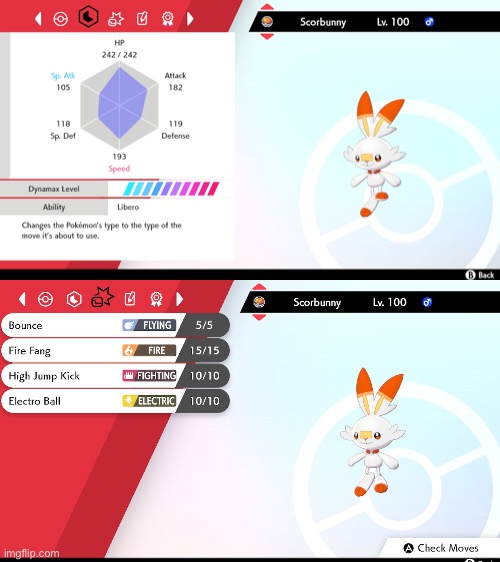 The beginning of Project Scorbunny, where I’m trying to get a full team of max Scorbunny. Comment if there’s anything I can impr | image tagged in scorbunny,pokemon,pokemon sword and shield | made w/ Imgflip meme maker