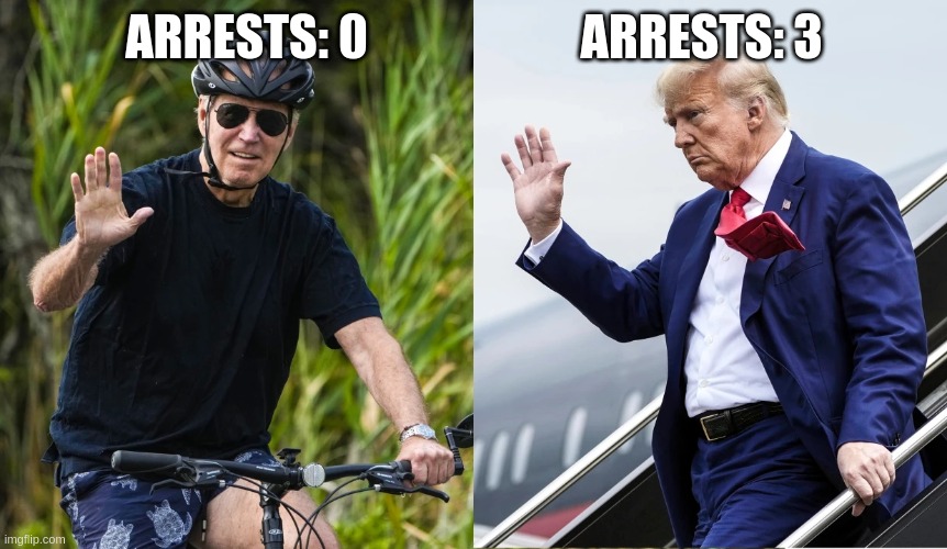 arrests | ARRESTS: 0                      ARRESTS: 3 | image tagged in impeached,arrests | made w/ Imgflip meme maker