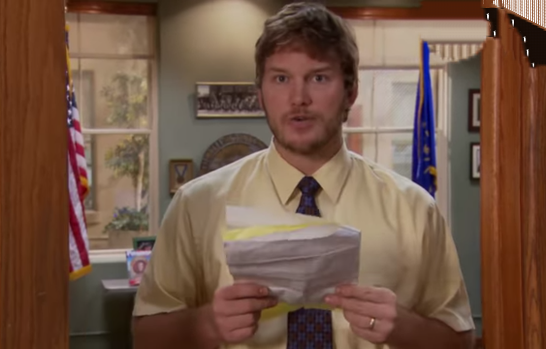 Andy Dwyer bucket list Blank Meme Template