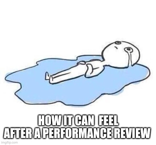 Feeling after a performance review | HOW IT CAN  FEEL AFTER A PERFORMANCE REVIEW | image tagged in autism,confidence | made w/ Imgflip meme maker