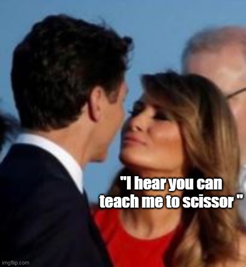 "I hear you can teach me to scissor " | made w/ Imgflip meme maker
