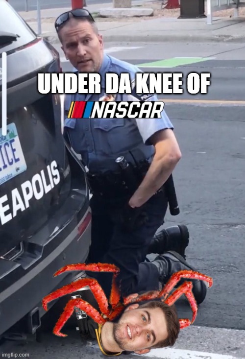 Under Da Knee | UNDER DA KNEE OF | image tagged in under da knee | made w/ Imgflip meme maker