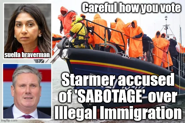 Is Starmer/Labour guilty of SABOTAGING UK's migration control? | Careful how you vote; suella braverman; #Immigration #Starmerout #Labour #JonLansman #wearecorbyn #KeirStarmer #DianeAbbott #McDonnell #cultofcorbyn #labourisdead #Momentum #labourracism #socialistsunday #nevervotelabour #socialistanyday #Antisemitism #Savile #SavileGate #Paedo #Worboys #GroomingGangs #Paedophile #IllegalImmigration #Immigrants #Invasion #StarmerResign #Starmeriswrong #SirSoftie #SirSofty #PatCullen #Cullen #RCN #nurse #nursing #strikes #SueGray #Blair #Steroids #Economy
#JacquelineMcKenzie; Starmer accused of 'SABOTAGE' over Illegal Immigration | image tagged in illegal immigration,starmer sabotage,labourisdead,starmerout getstarmerout,stop boats rwanda,greenpeace just stop oil dalevince | made w/ Imgflip meme maker
