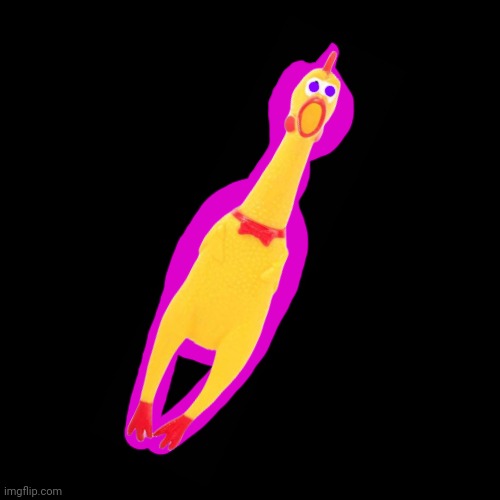 The Rubber Chicken Blade, the weapon capable of destroying Plushie Gun Hakai... | made w/ Imgflip meme maker