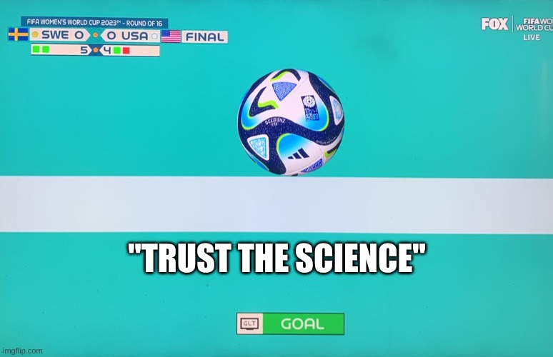 US Womens National Team | "TRUST THE SCIENCE" | image tagged in uswnt,us soccer,soccer,rapinoe,sweden,go woke | made w/ Imgflip meme maker
