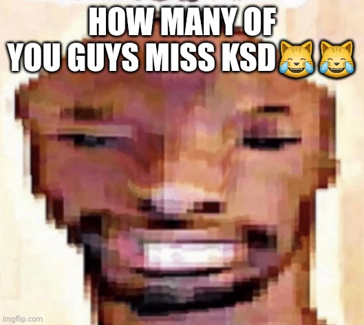 The Shittiest of Shitposts | HOW MANY OF YOU GUYS MISS KSD😹😹 | image tagged in the shittiest of shitposts | made w/ Imgflip meme maker