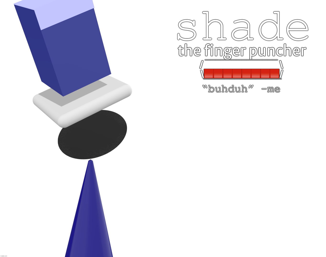 High Quality shade the finger puncher Blank Meme Template