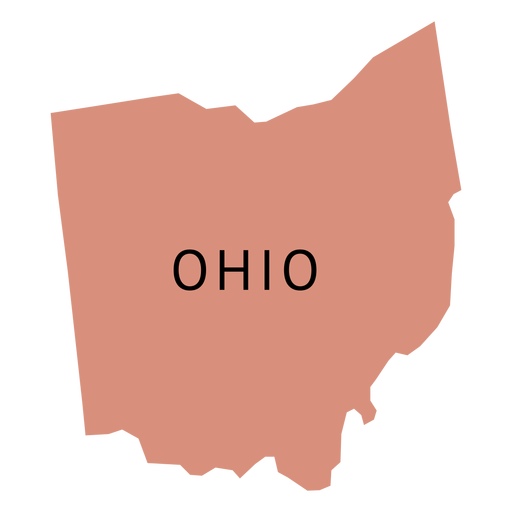 High Quality Ohio map png Blank Meme Template