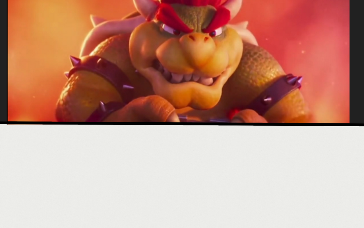 bowser sees who and gets mad Blank Meme Template