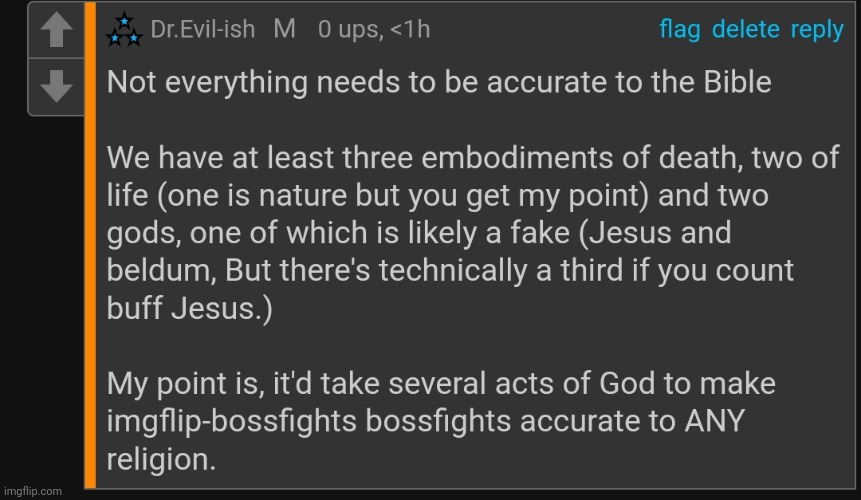 I'd rather not have drama about RELIGION this time. ("Imgflip-bossfights bossfights"? I hate autocorrect.) | made w/ Imgflip meme maker