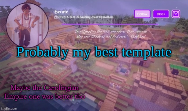 Del announcement temp (Thx Hecate) | Probably my best template; Maybe the Carolingian Empire one was better tho | image tagged in del announcement temp thx hecate | made w/ Imgflip meme maker