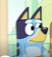 High Quality bluey concerned. Blank Meme Template