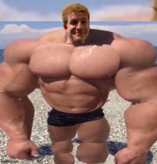 No edits. this is 100% real. | image tagged in thp and he is freaking jacked | made w/ Imgflip meme maker