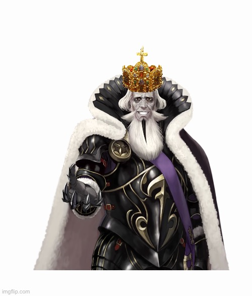Garon the Ist of the Holy Roman Empire | image tagged in meme template,fire emblem | made w/ Imgflip meme maker