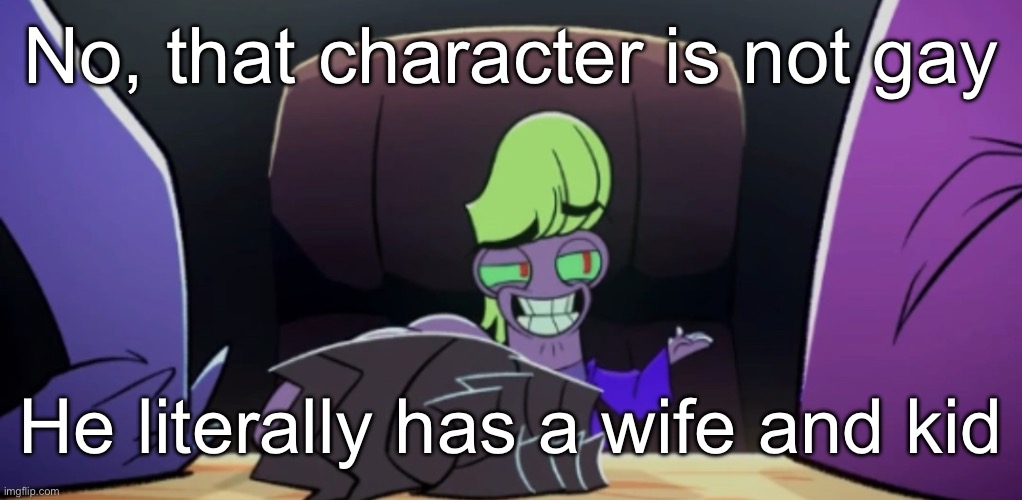 Warren Stone | No, that character is not gay; He literally has a wife and kid | image tagged in warren stone | made w/ Imgflip meme maker