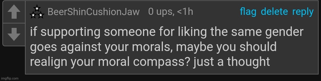 and for anyone about to comment "L" just take a second to consider how little your silly letter matters to me | made w/ Imgflip meme maker