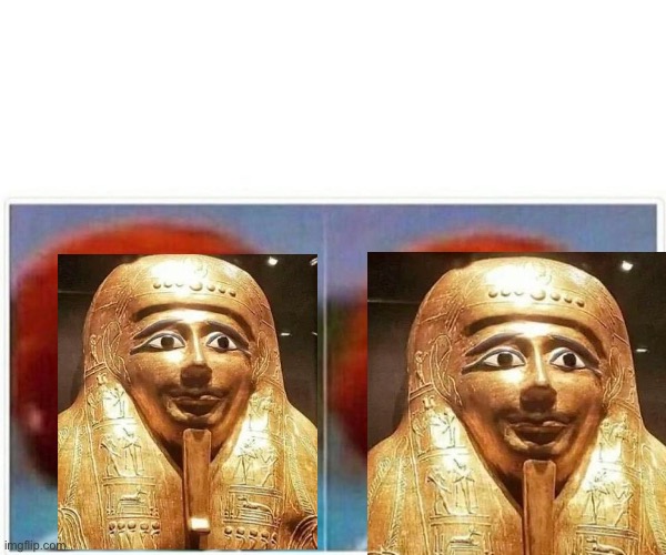 Pharaoh Monkey Puppet Blank Meme Template