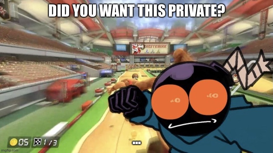 Giga Private search history | DID YOU WANT THIS PRIVATE? ... | image tagged in whitty punch | made w/ Imgflip meme maker