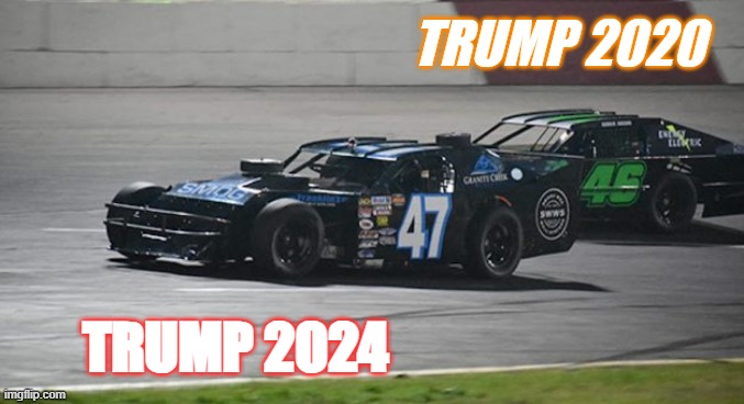 Trumps competition | TRUMP 2020; TRUMP 2024 | image tagged in donald trump,trump,trump 2020 | made w/ Imgflip meme maker