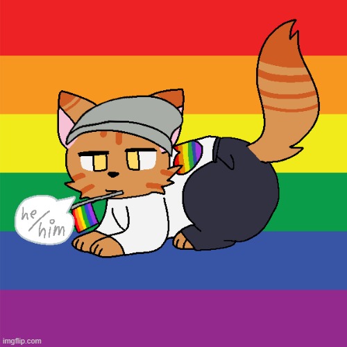 I doing picrews again | image tagged in art,cat,gay,lgbtq | made w/ Imgflip meme maker