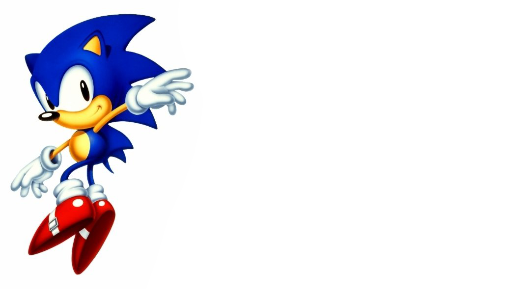 High Quality Classic sonic says Blank Meme Template